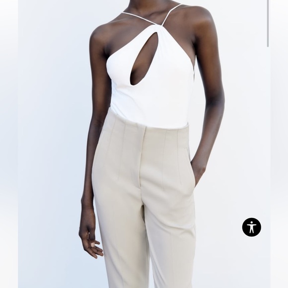 NWT Zara High Waited Pants - Picture 3 of 11